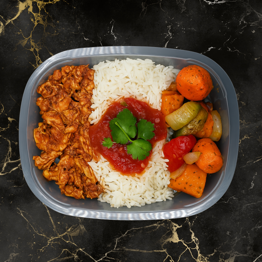 Tomato Relish Chicken Bowl