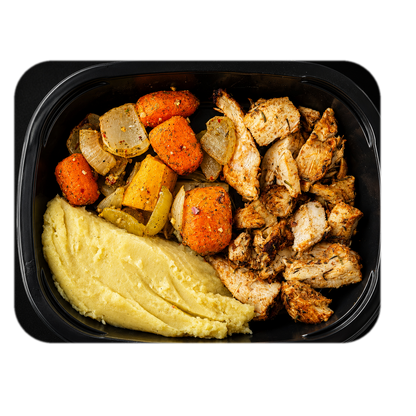Char-Grilled Chicken & Sweet Potato