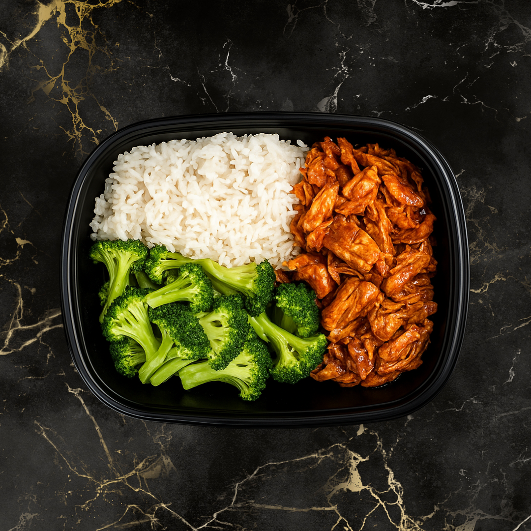 Men's Muscle Up - Sliced BBQ Chicken Fillet, Basmati Rice and Broccoli