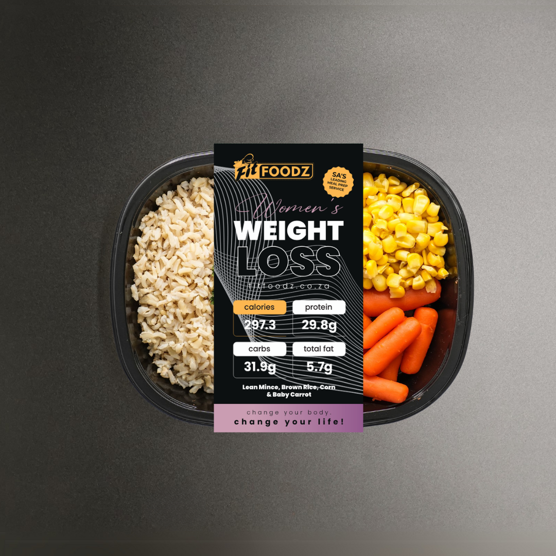 Women's Weight Loss - Lean Mince, Brown Basmati Rice, Sweet Corn and Baby Carrots