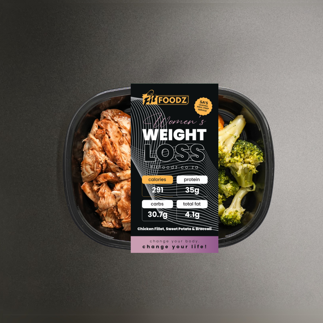 Women's Weight Loss - BBQ Shredded Chicken Fillet, Roasted Paprika Sweet Potato and Broccoli