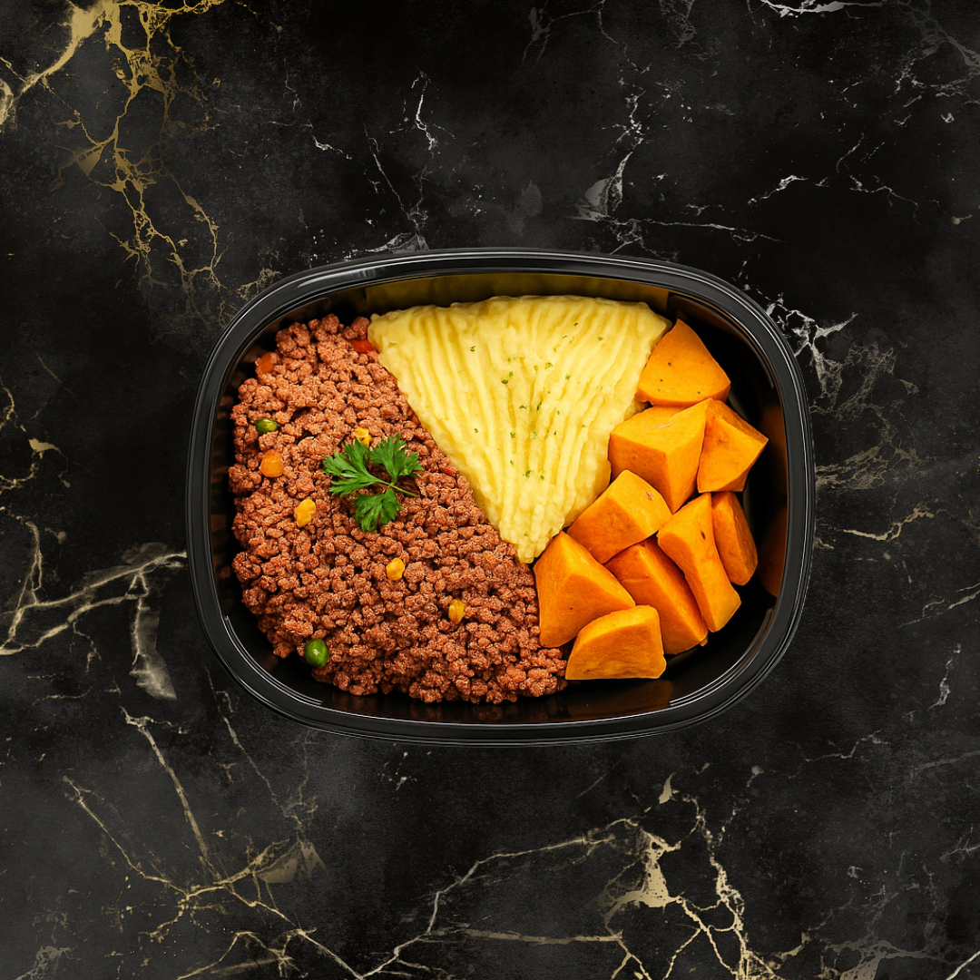 Men's Weight Loss - Lean Mince, Sweet Potato Mash and Cinnamon Roasted Butternut
