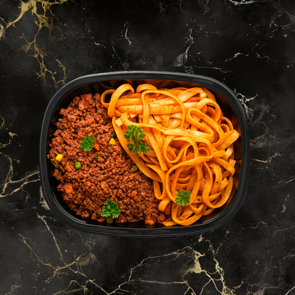 Lean mince & fettuccini