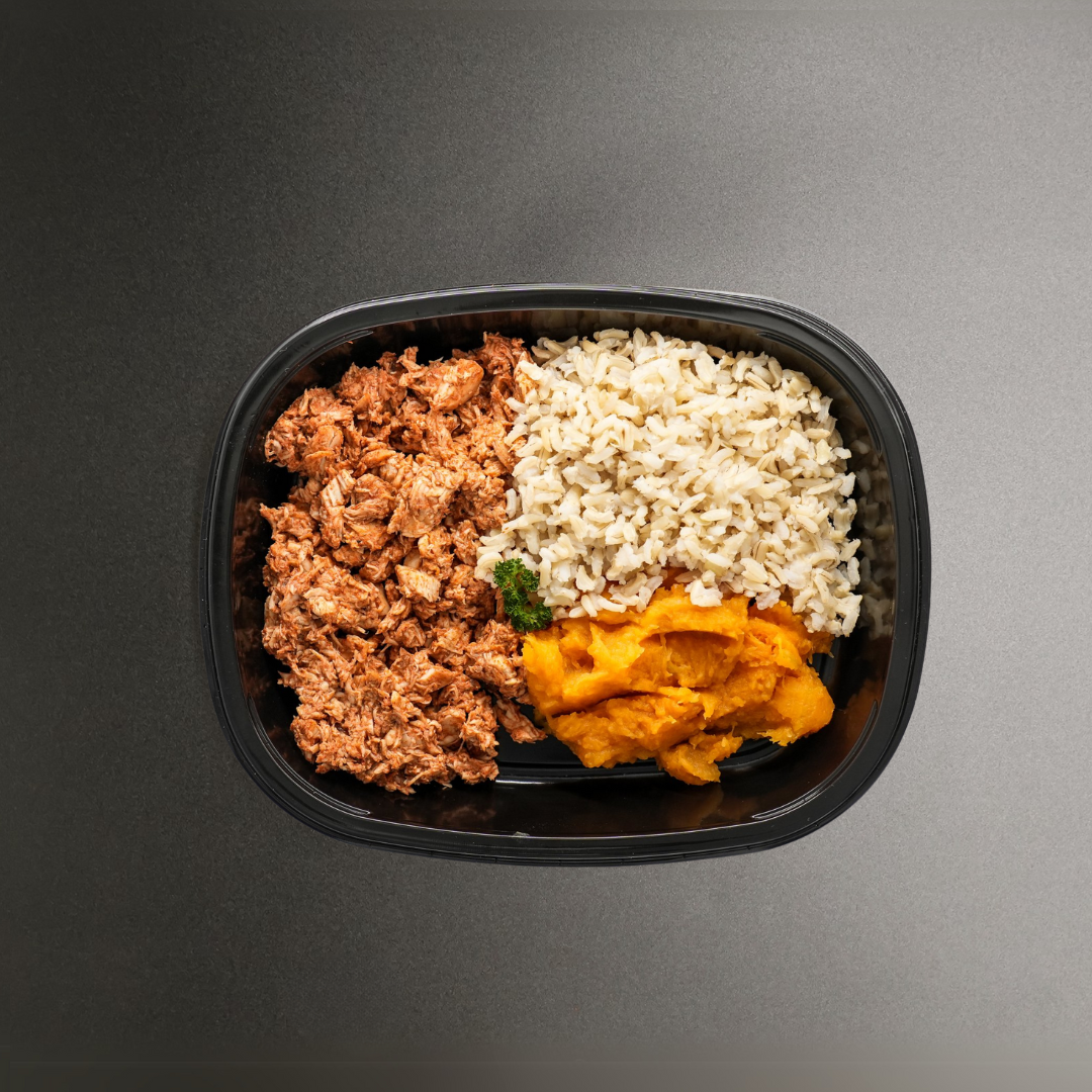 Women's Weight Loss - BBQ Shredded Chicken Fillet, Brown Basmati Rice and Butternut