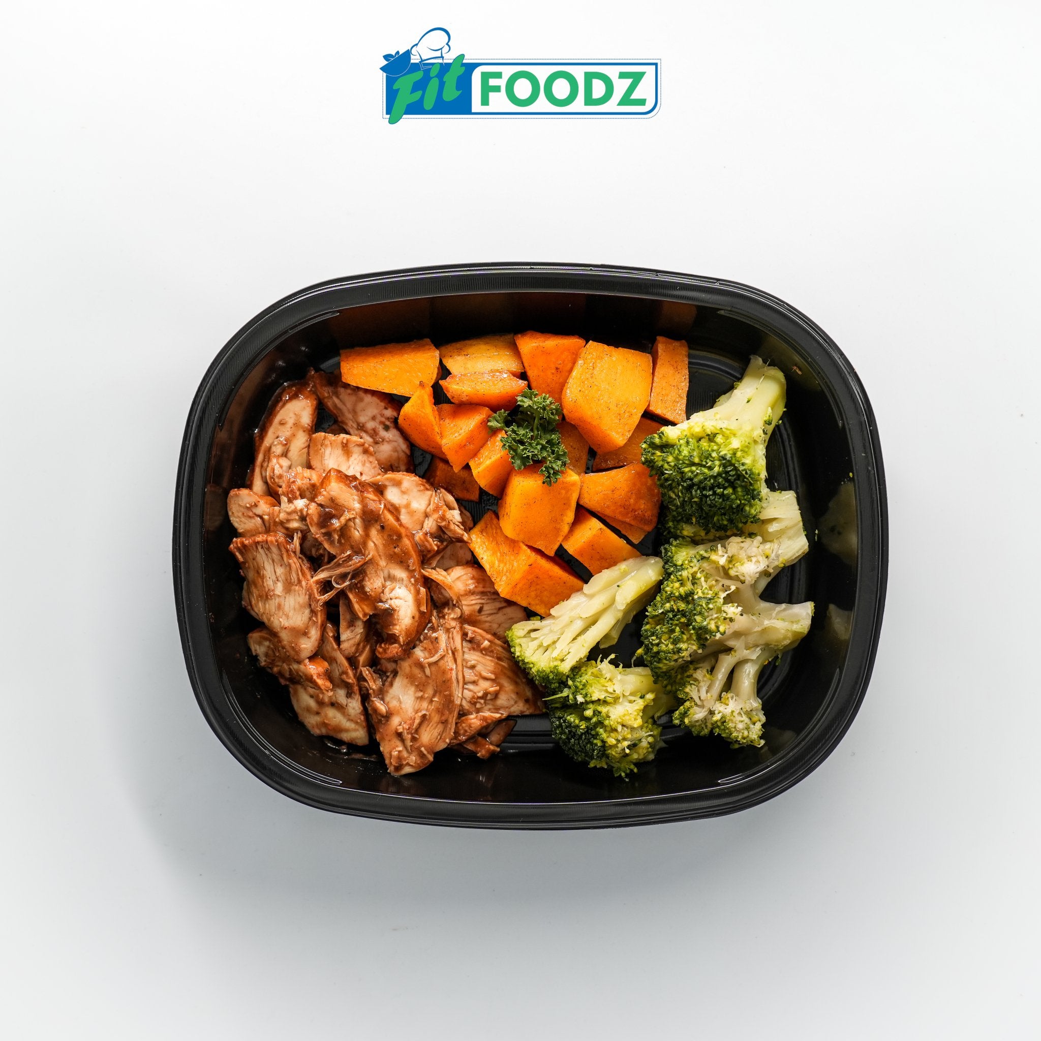 Women's Weight Loss - Lemon & Herb Shredded Chicken Fillet, Roasted Cinnamon Butternut and Broccoli