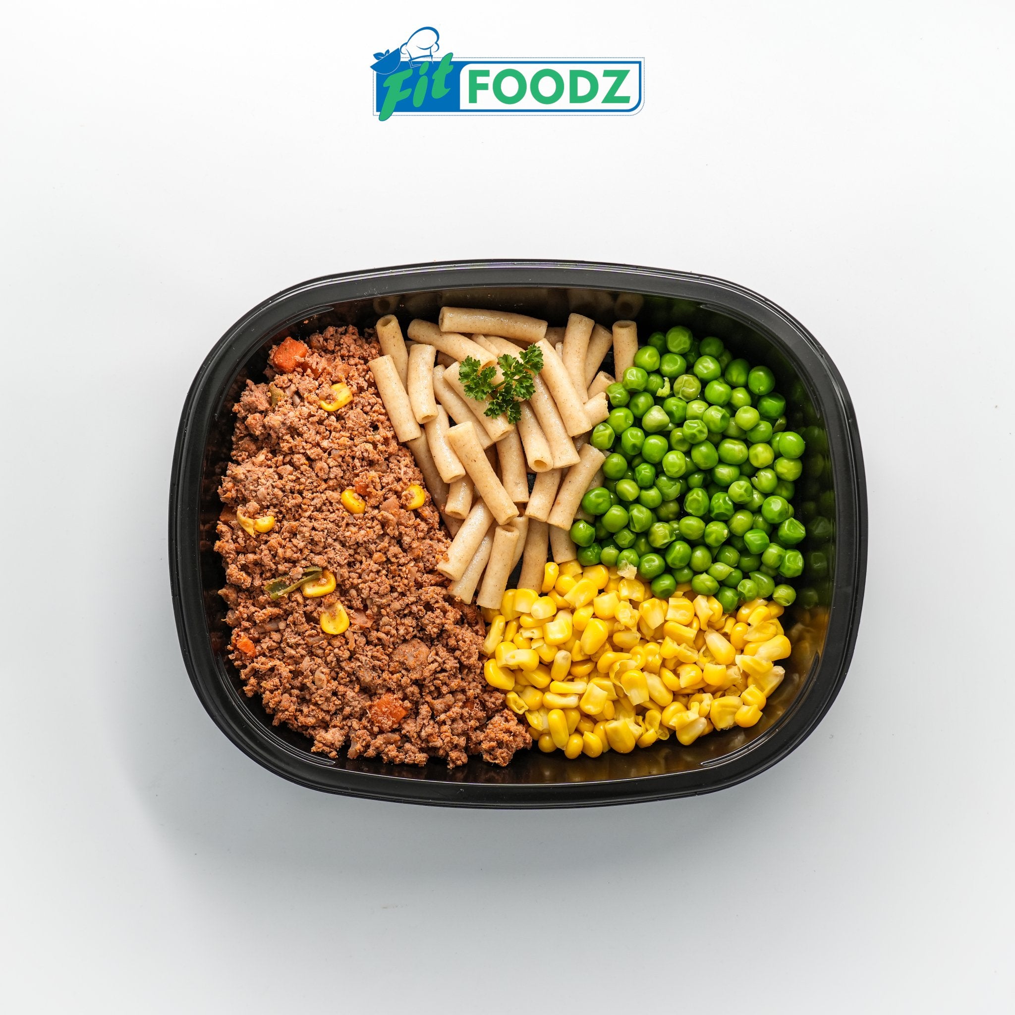 Men's Weight Loss - Lean Mince Wholewheat Pasta and Peas & Corn