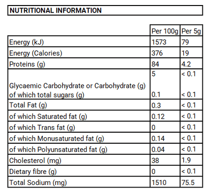 Ovo Protein Egg White Powder - 1KG