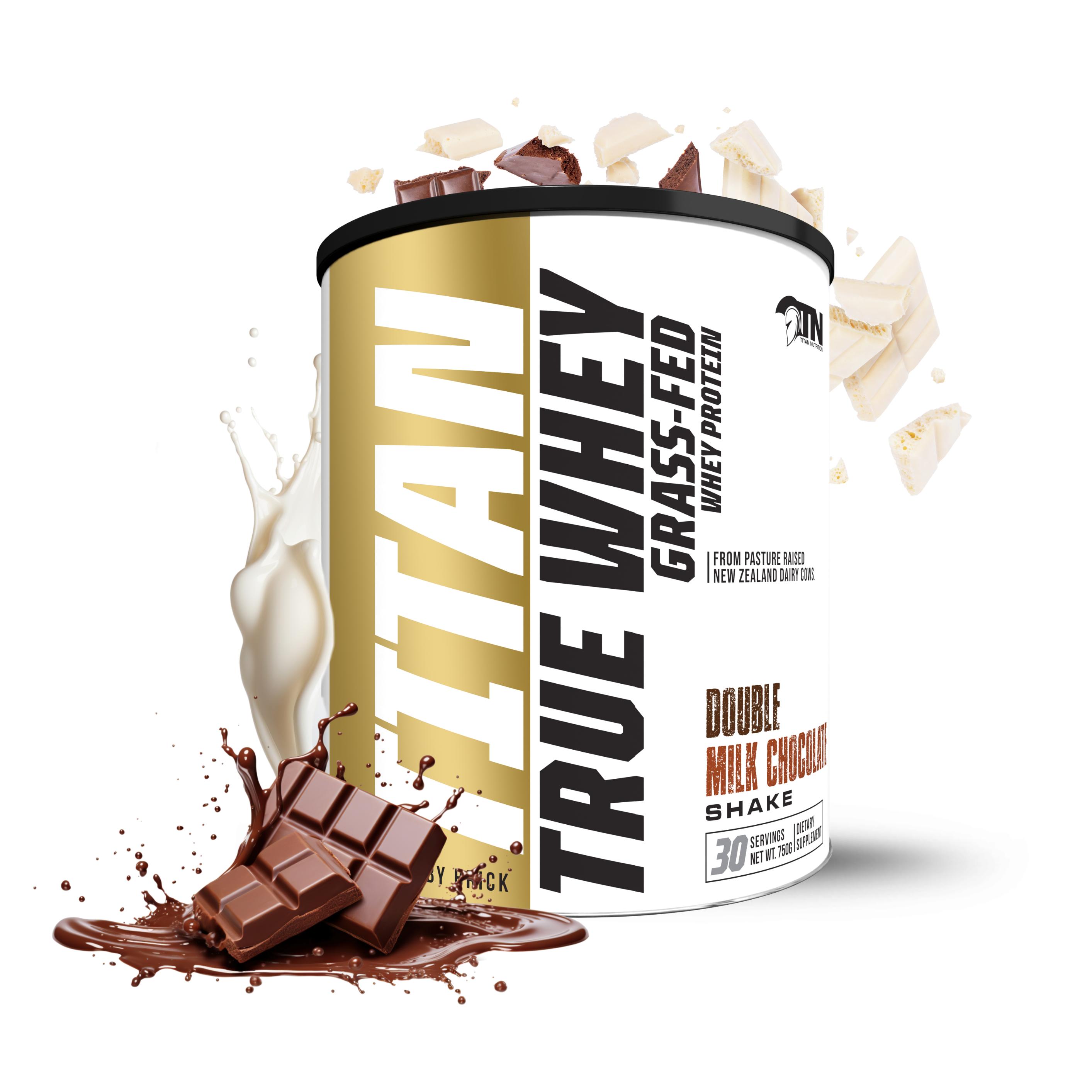 FitFoodz Family Titan True Whey 100% Grass-Fed - 30 Servings [L2]