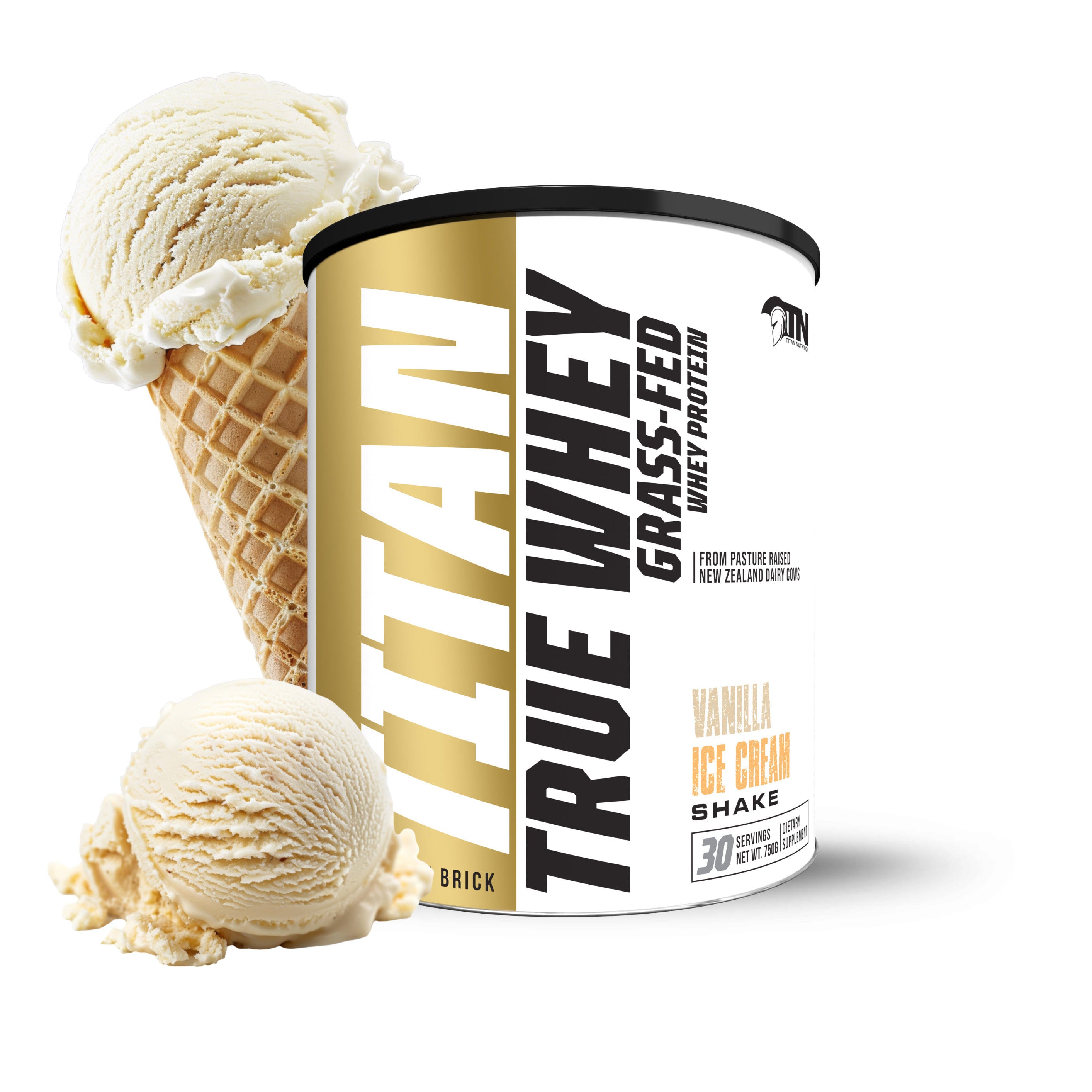 Titan True Whey 100% Grass-Fed - 30 Servings