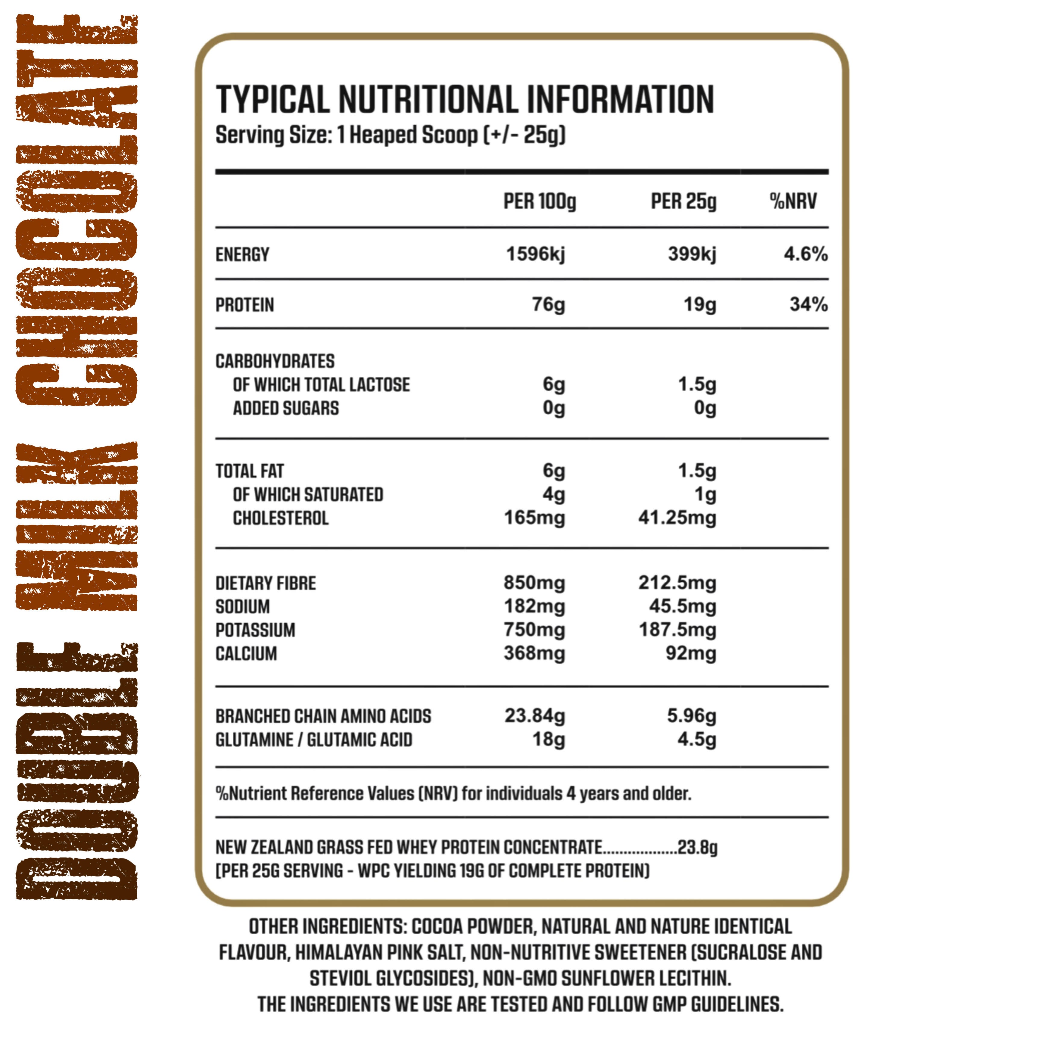 FitFoodz Family Titan True Whey 100% Grass-Fed - 30 Servings [L2]